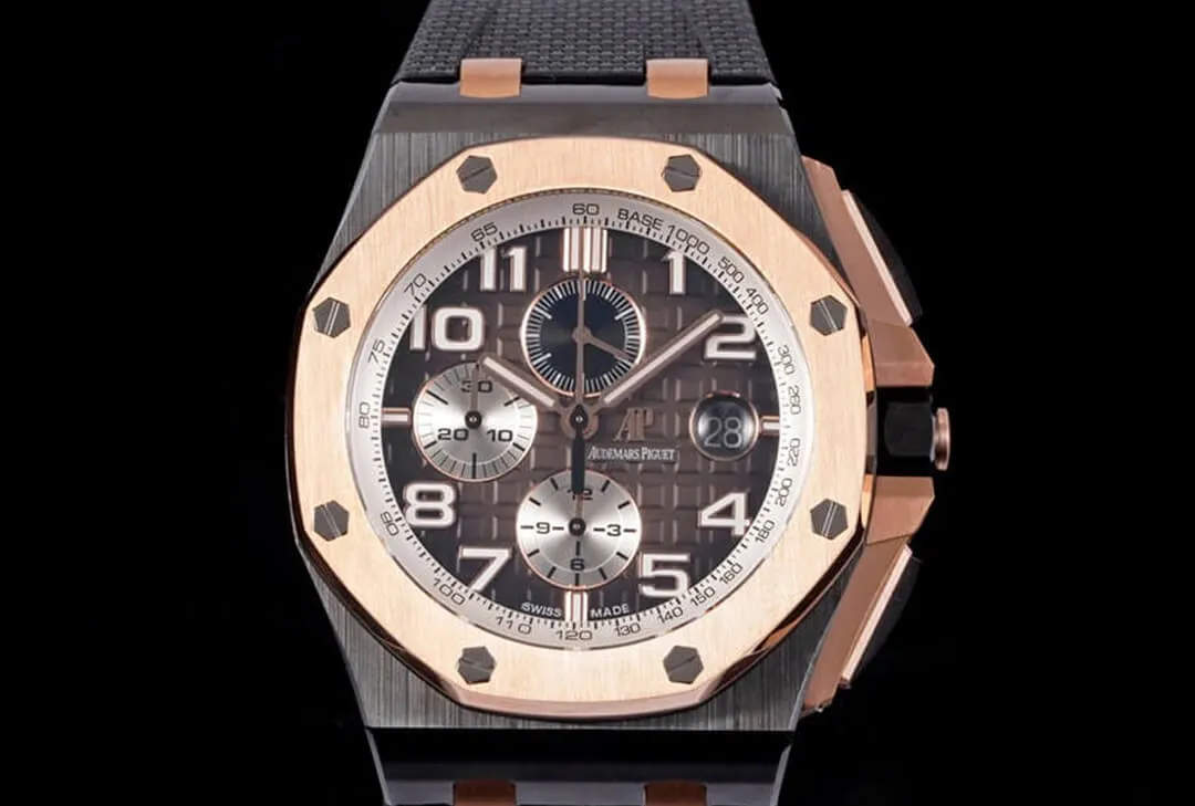 Audemars Piguet Royal Oak Offshore 26405NR.OO.A002CA.01 RS Factory 1:1 Best Edition Replica Watch Rose Gold Bezel